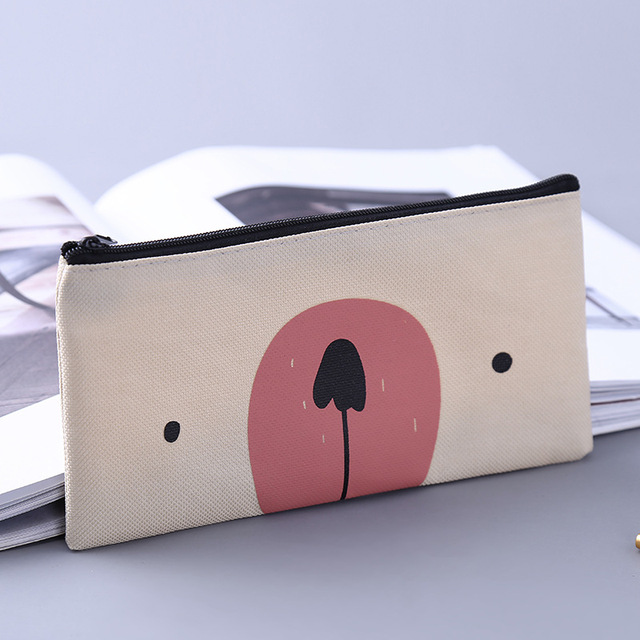 kawaii Cartoon Oxford cloth Pencil Case Office Student Pencil Cases Kalem Kutusu School Supplies Pen Box Astuccio Scuola