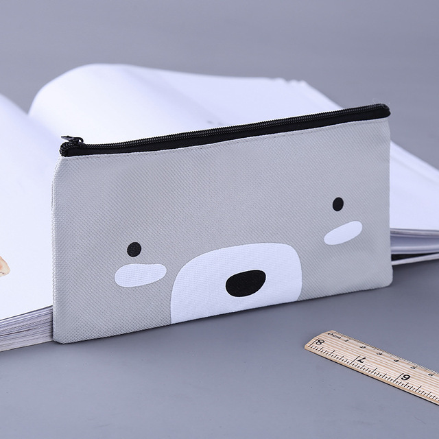 kawaii Cartoon Oxford cloth Pencil Case Office Student Pencil Cases Kalem Kutusu School Supplies Pen Box Astuccio Scuola