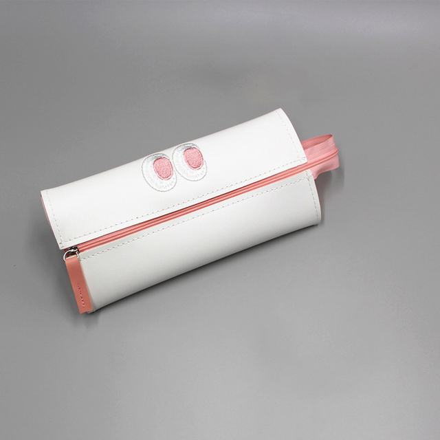 New Office Escolar Kawaii Makeup School Large Material Stationery Supplies Bag Case Capacity Monster Pencil Little