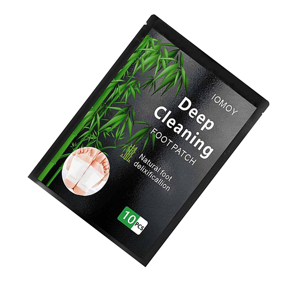 10pcs Bamboo Detox Foot Patch Efficiency Adhesive Herbal Formula Stress Relief Feet Pads Sleep Improvement Feet Stickers