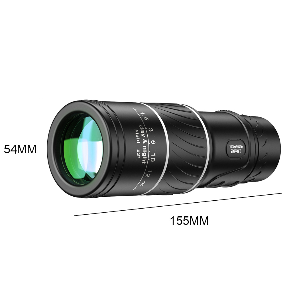 Powerful Monocular Telescope 16x52 Long range HD Spotting Scope Super Zoom Monocular Optical sight For Camping Fishing