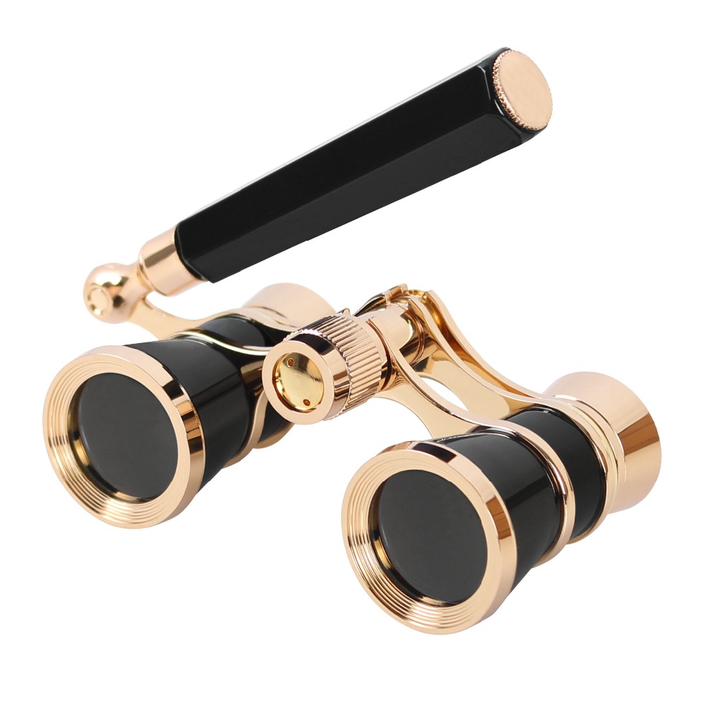 3X25 Opera Binocular Coated Lens Telescope Opera Glasses Coated Theater Glass Lady Glass Handle Telescopio Women Girls Gifts