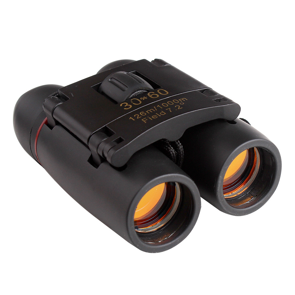 Zoom Telescope 30x60 Folding Binoculars with Low Light Night Vision for outdoor bird watching travelling hunting camping 1000m