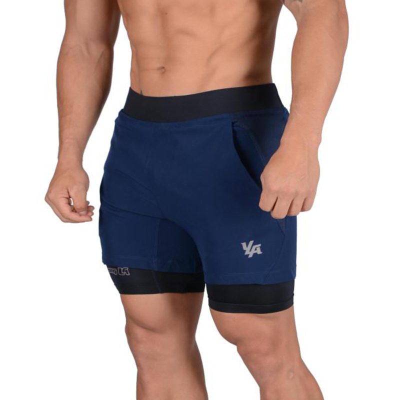 Summer Running Shorts Men Bodybuilding Sports Jogging Pants Gym Training Workout Shorts Sportswear Quick Dry Gym Men Shorts