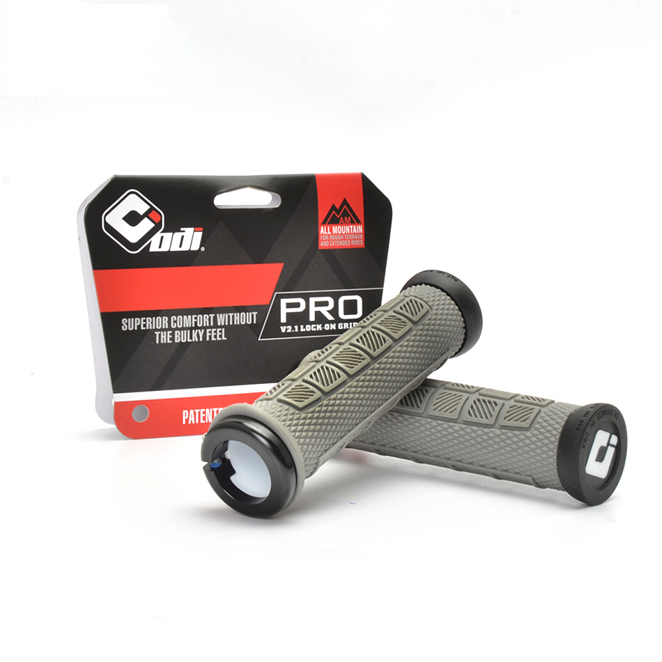 Elite Pro V2.1 Lock on Grips for MTB Mountain Bike Grips Alluminium Alloy + Silica Gel ODI Grips