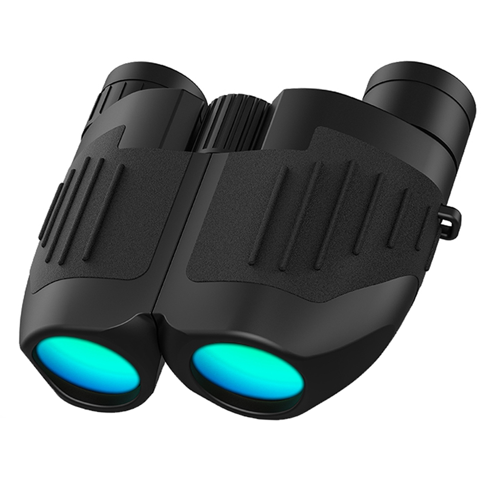 10x25 HD Powerful Binoculars BK4 Prism FMC Lens Folding Mini Telescope Portable High Power Binoculars for Hunting Bird Watching