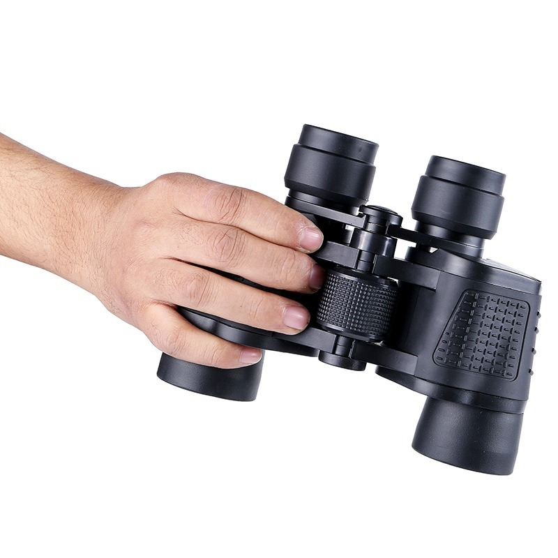 80x80 Powerful Binoculars Long Range Telescope High Magnification HD Low Light Night Vision Portable BAK4 Hunting Tour