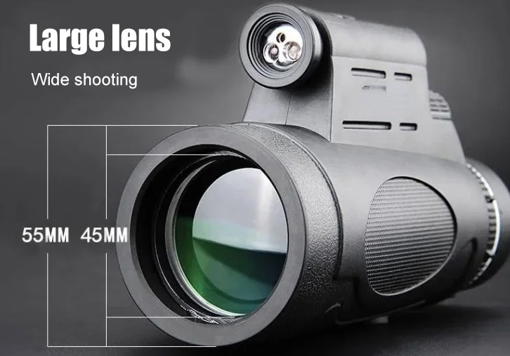 telescope HD Professional Monocular Powerful Binoculars Long Range High Quality Telescope Zoom Portable Low Night Vision Militar