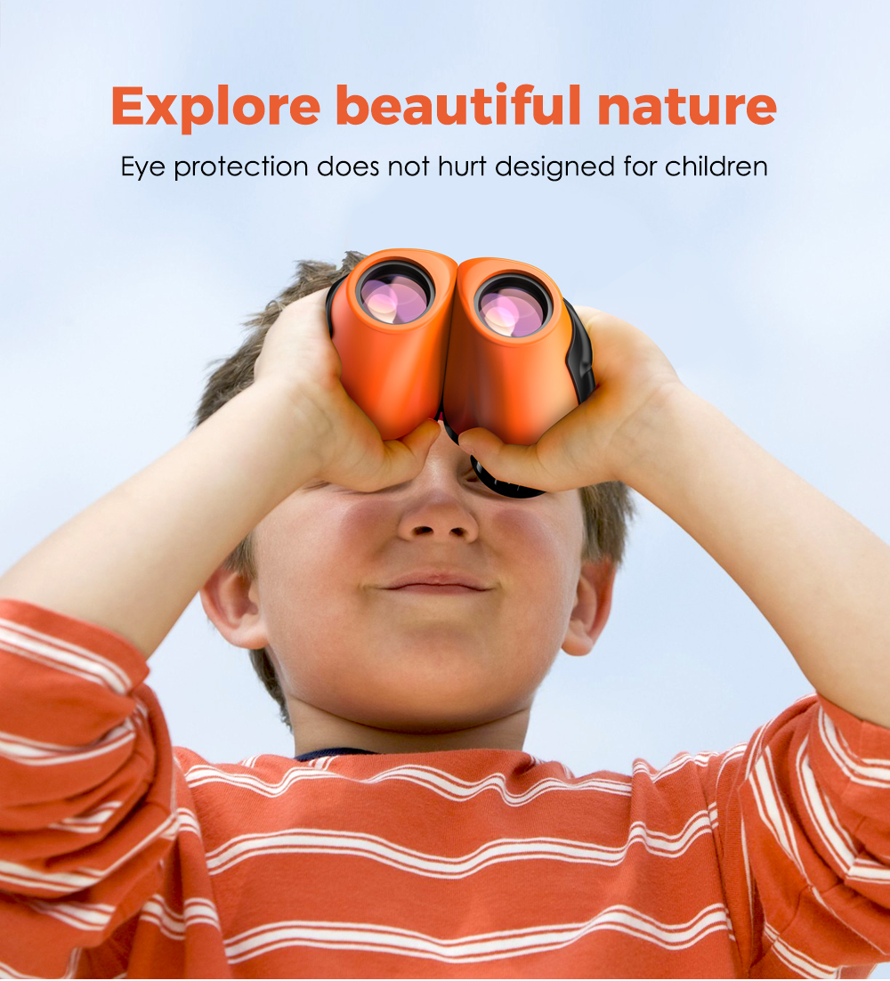 Binoculars Professional 8X21 Mini Pocket Telescope Optics Compact Waterproof Binocular for Bird Watching Travel Kids Toys