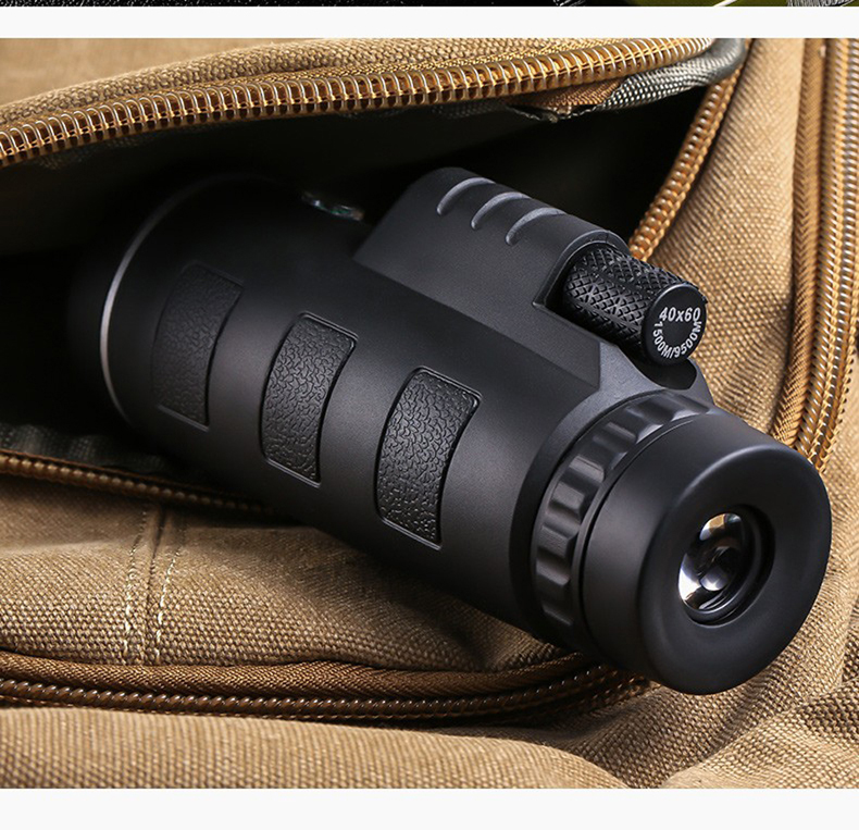 40X60 Telescope Professional Monocular Powerful Binoculars HD Pocket Telescope with Tripod for Travel Holiday as Gift