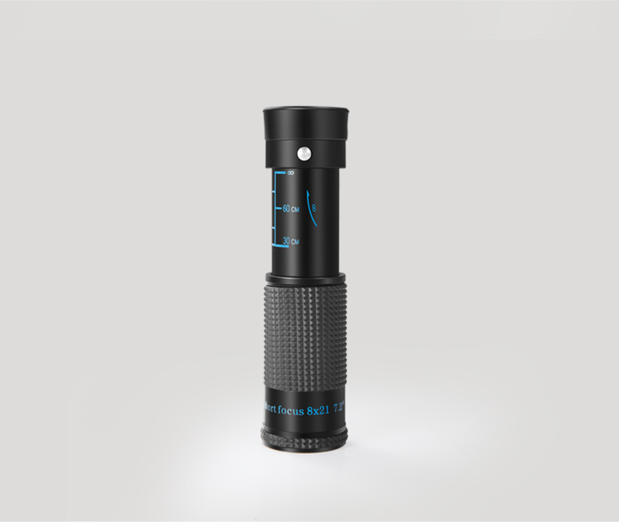 HD 8x21 Zoom Mini Portable 3 Size Multifunction Monoculars Power Telescope Waterproof for Hunting Outdoor Tools Gift