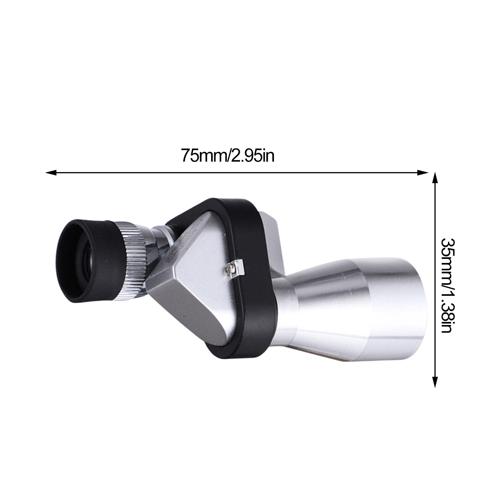 HD Mini Pocket Telescope 8 x 20 mm Portable Monoculars Low Light Night Vision Adjustable Telescope for Outdoor Sports Hiking