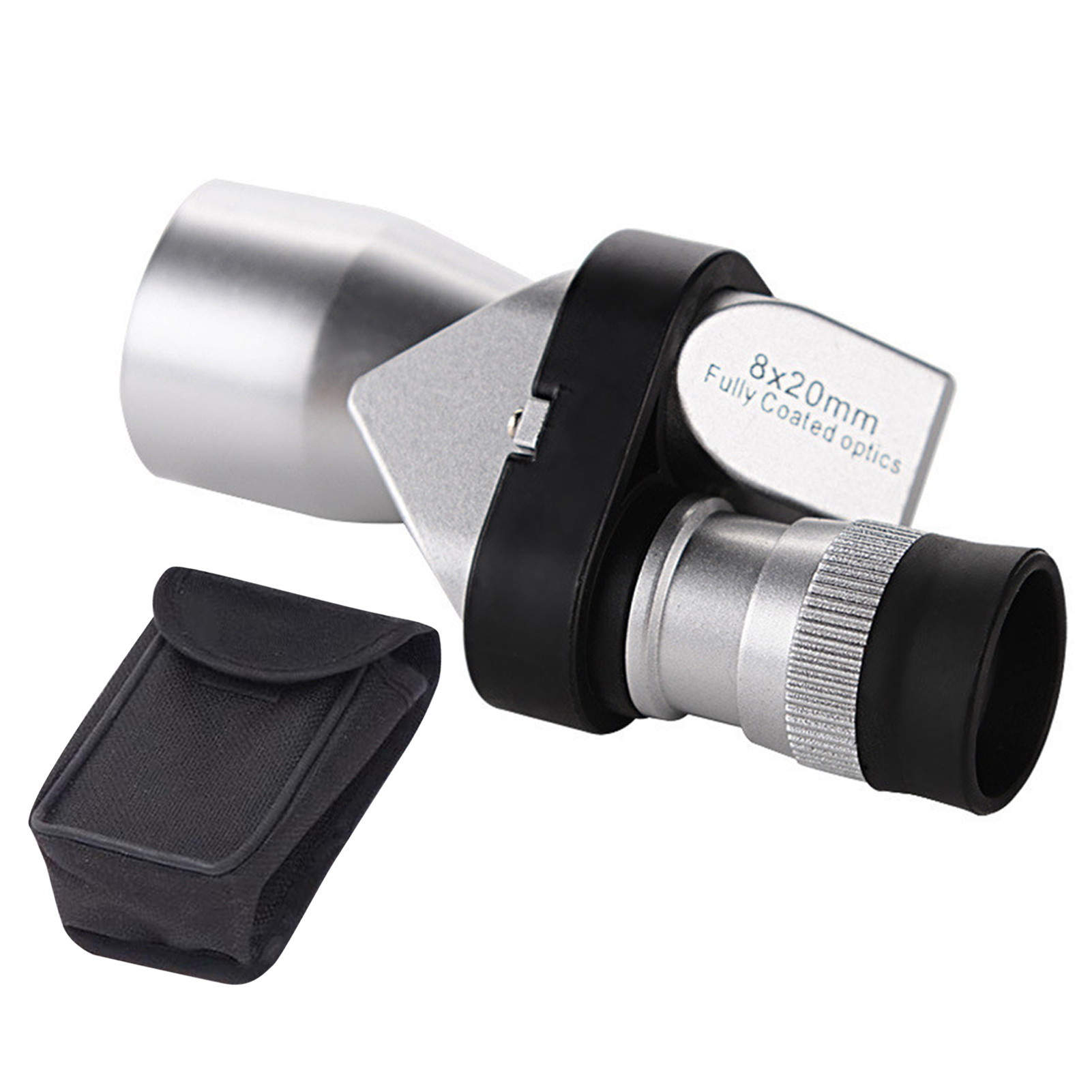 HD Mini Pocket Telescope 8 x 20 mm Portable Monoculars Low Light Night Vision Adjustable Telescope for Outdoor Sports Hiking
