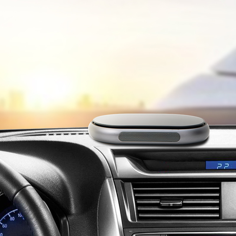 Car Solar Air Purifier Aluminum Alloy Air Freshener Fragrance Car Interior with Negative Ions Car Accessories