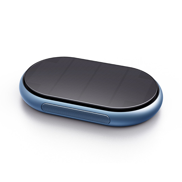 Car Solar Air Purifier Aluminum Alloy Air Freshener Fragrance Car Interior with Negative Ions Car Accessories
