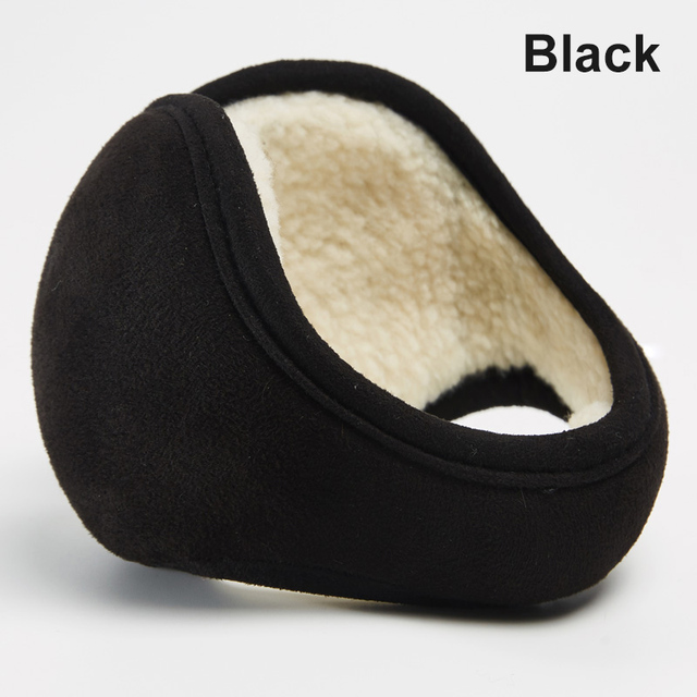 Unisex Winter Earmuffs Fleece Ear Warmer for Men Women Behind the Head Fur Ear Cover Protector Headband Earlap Brand New