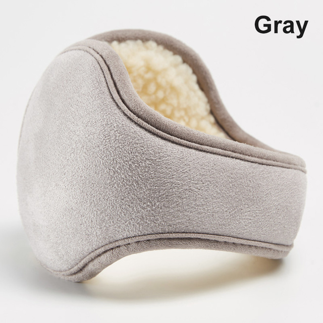 Unisex Winter Earmuffs Fleece Ear Warmer for Men Women Behind the Head Fur Ear Cover Protector Headband Earlap Brand New