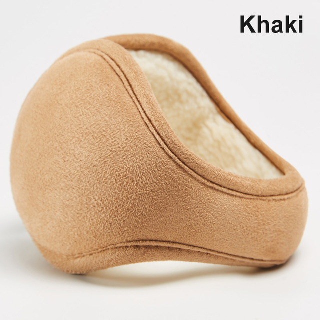 Unisex Winter Earmuffs Fleece Ear Warmer for Men Women Behind the Head Fur Ear Cover Protector Headband Earlap Brand New
