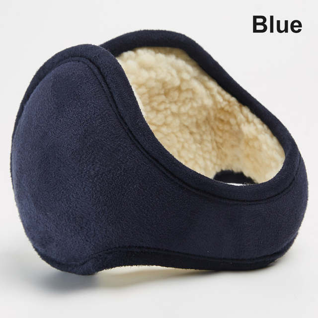 Unisex Winter Earmuffs Fleece Ear Warmer for Men Women Behind the Head Fur Ear Cover Protector Headband Earlap Brand New