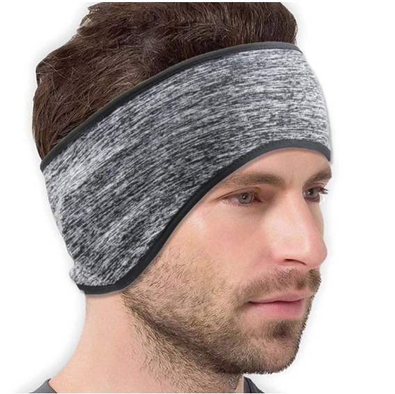 Unisex Winter Ear Warmer Cover Headband Faux Fleece Lined Cold Weather Earmuffs Hairband Cycling Sports Therml Turban