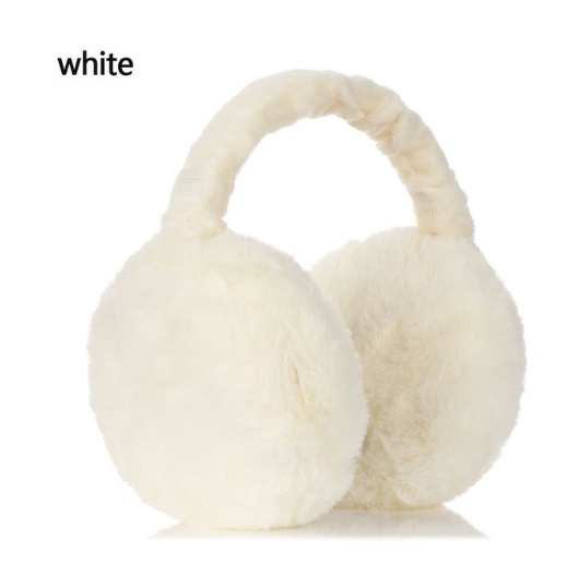 Fashion Women Earmuffs Solid Color Warmer Earflaps Foldable Adjustable Comfortable Ear Cover for Autumn And Winter Outdoors