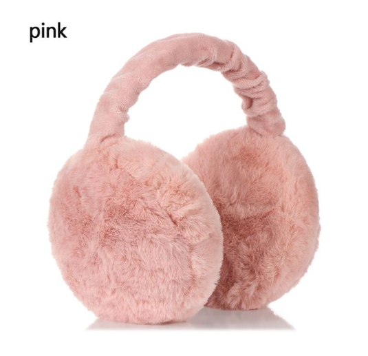 Fashion Women Earmuffs Solid Color Warmer Earflaps Foldable Adjustable Comfortable Ear Cover for Autumn And Winter Outdoors