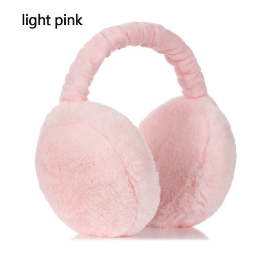 Fashion Women Earmuffs Solid Color Warmer Earflaps Foldable Adjustable Comfortable Ear Cover for Autumn And Winter Outdoors
