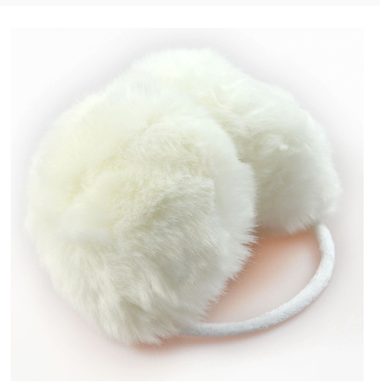 solid color earmuffs winter Warm Big Earmuff New girls headphones fur solid color earmuffs Classic Ear Cover unisex Fur Earmuff