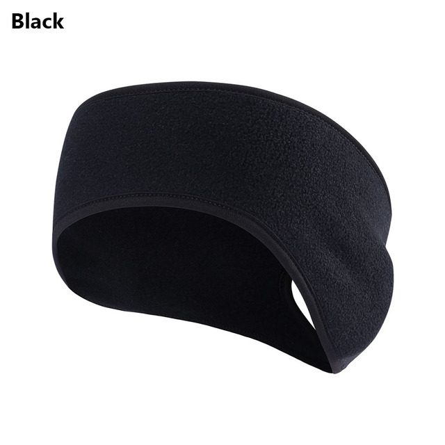 Winter Women Men Ponytail Headband Cold Proof Ear Warmer Running Sweatband Outdoor Sports Fleece Ear Cover
