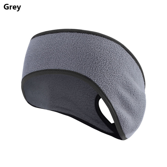 Winter Women Men Ponytail Headband Cold Proof Ear Warmer Running Sweatband Outdoor Sports Fleece Ear Cover