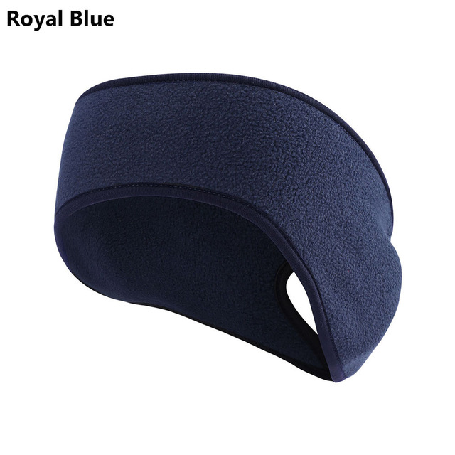 Winter Women Men Ponytail Headband Cold Proof Ear Warmer Running Sweatband Outdoor Sports Fleece Ear Cover
