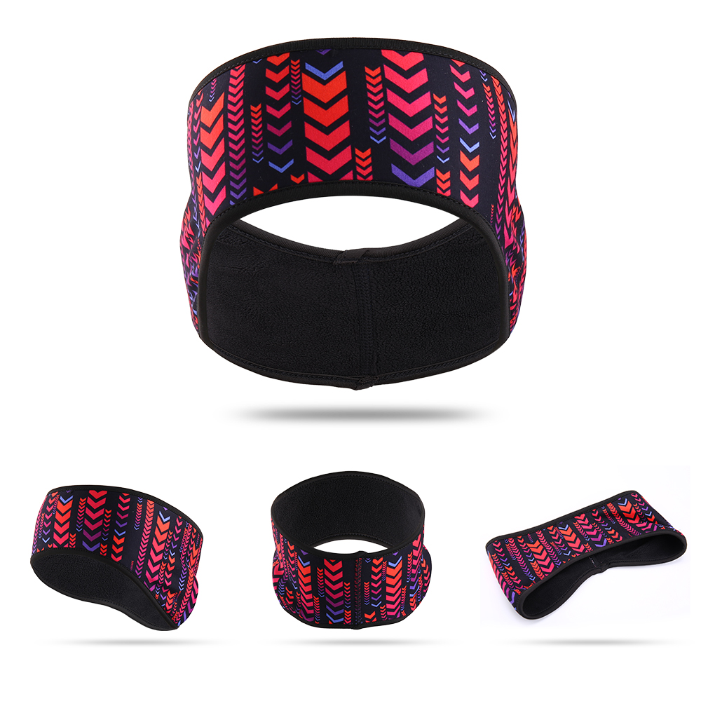 1PC Ski Sweatband Sports Warmer Head Band Jogging Tennis Badminton Hair Bands Ear Cover Elastic Headband Winter Autumn Headwear Male