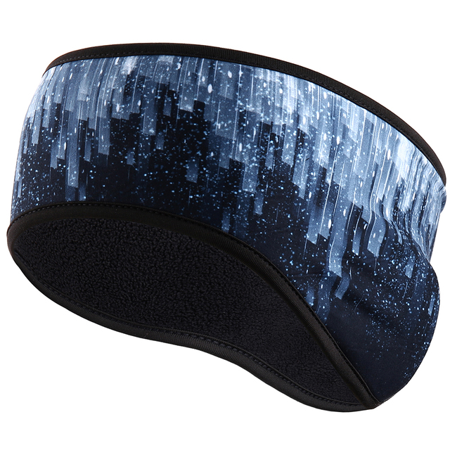 1PC Ski Sweatband Sports Warmer Head Band Jogging Tennis Badminton Hair Bands Ear Cover Elastic Headband Winter Autumn Headwear Male