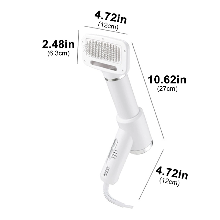 2 in 1  Pet Hair Dryer Portable Dog Hair Dryer Home Pet Grooming Cat Hair Comb Dog Fur Blower Adjustable Temperature Pet Brush