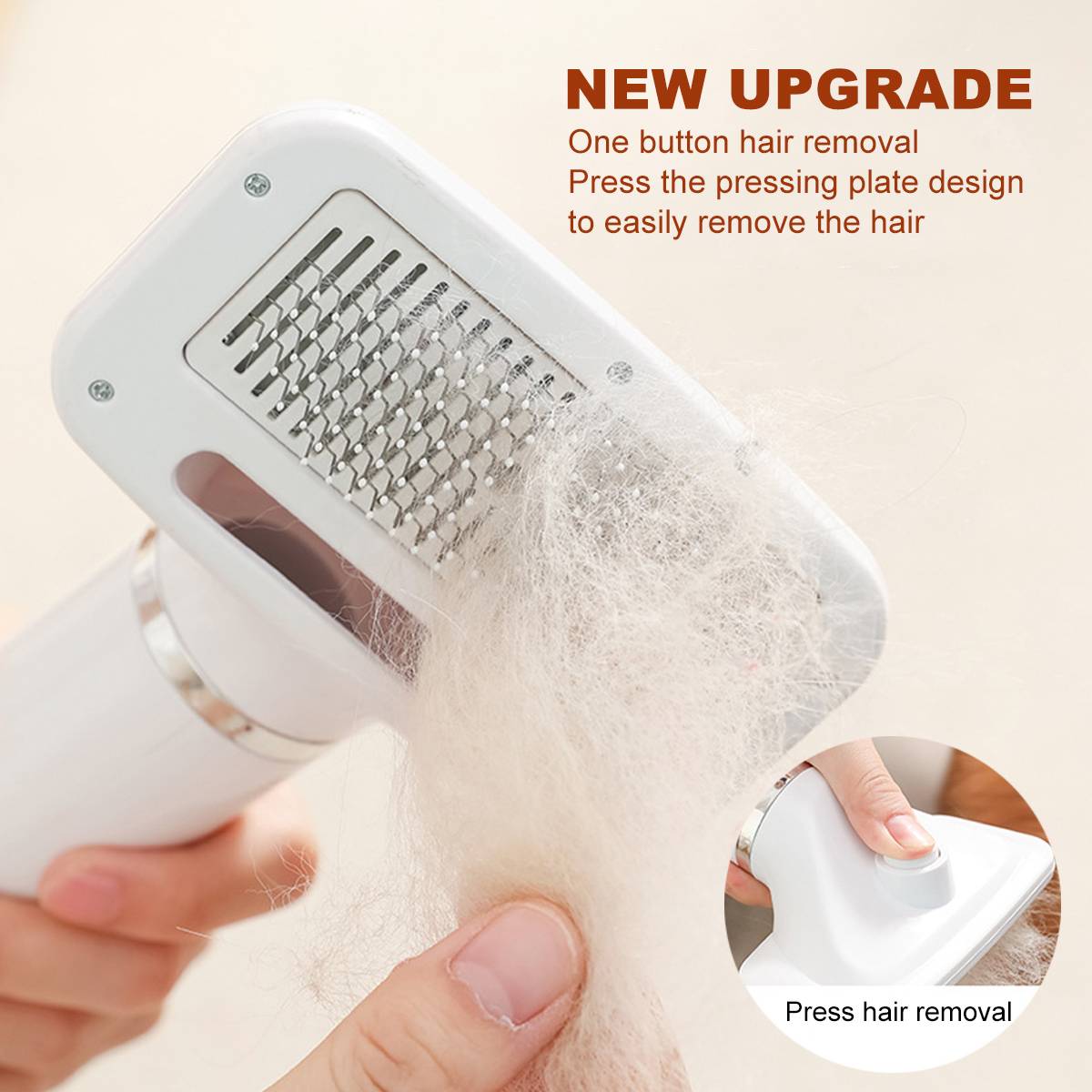 2 in 1  Pet Hair Dryer Portable Dog Hair Dryer Home Pet Grooming Cat Hair Comb Dog Fur Blower Adjustable Temperature Pet Brush