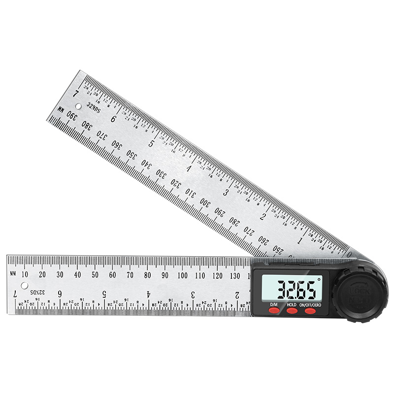Digital protractor Angle ruler 200mm 8inch angle Finder Meter Stainless Steel 360 degree goniometer inclinometer