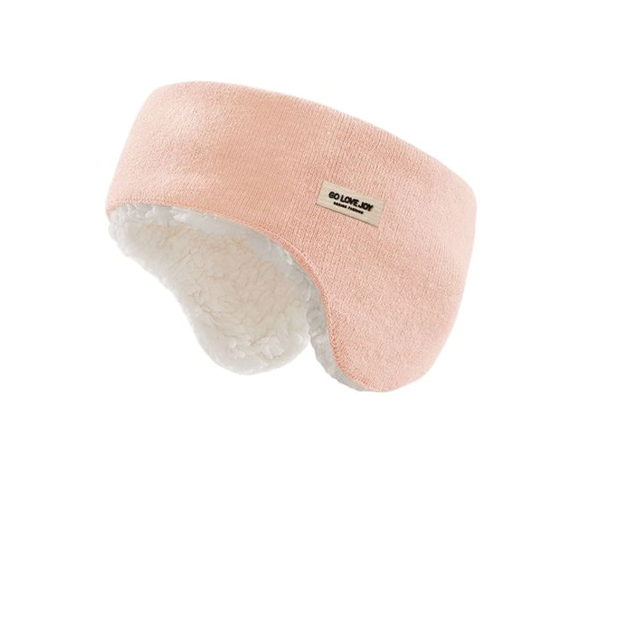 Winter Fleece Ear Warmers Headband Women Outdoor Cycling Skiing Ear Protector Earmuffs Forehead Protection Windproof Ear Cover