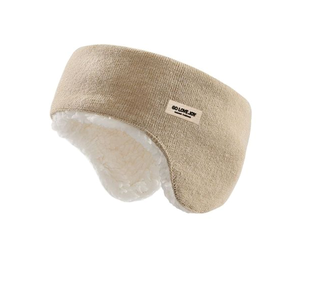 Winter Fleece Ear Warmers Headband Women Outdoor Cycling Skiing Ear Protector Earmuffs Forehead Protection Windproof Ear Cover