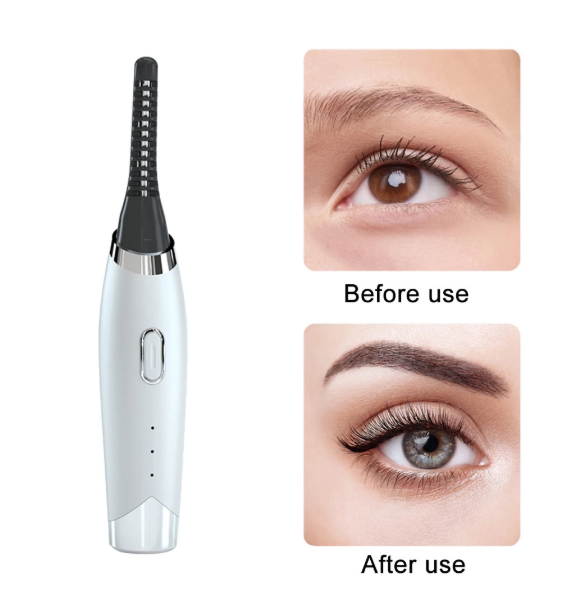 Extension Supplies Eye Cosmetic Tool Portable Long Lasting Eye Lash Perming Curling Electric Heated Eyelash Curler