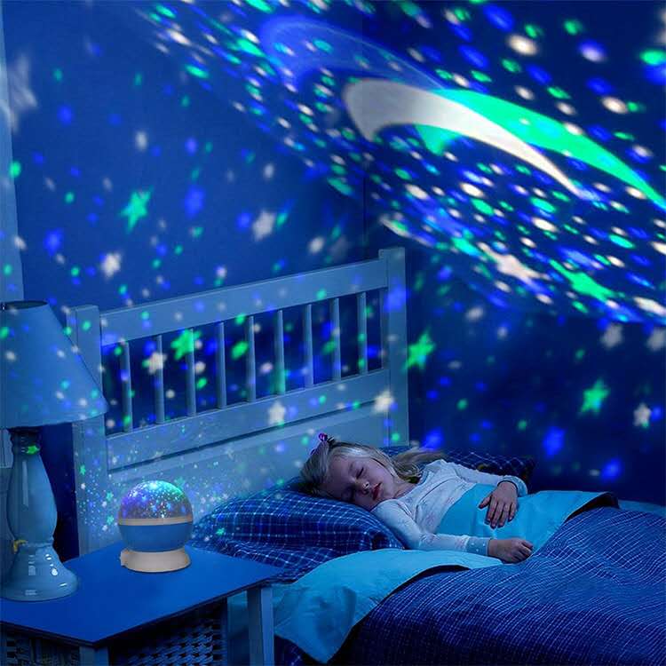 Led Projector Star Moon Galaxy Night Light For Kids Children Bedroom Decor Projector Rotating Nursery Night Light Led Baby Lamp
