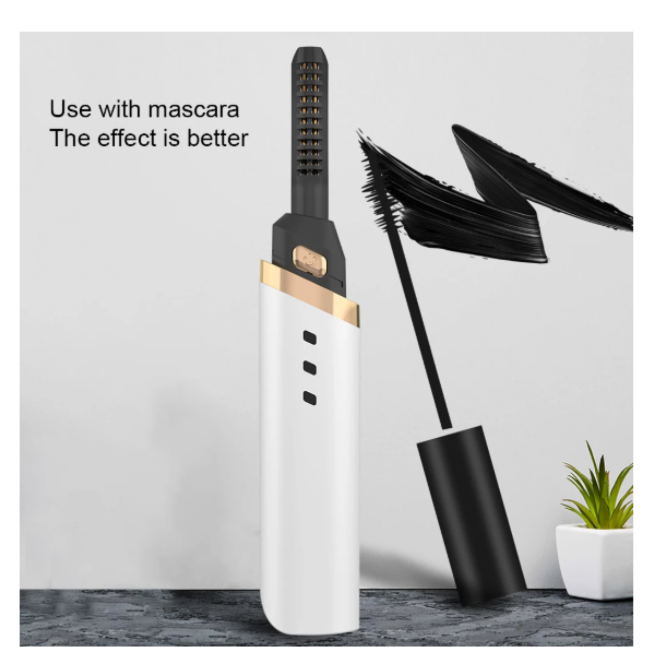 1PC Quick Heating Eyelash Curler Electric Styling Makeup Adjustable Anti-scald Eyelashes Auto-off Portable Travel Iron