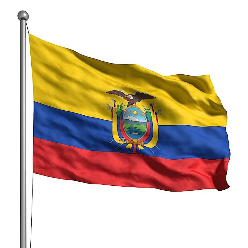 Ecuador The Republic flag Polyesty Decorative Flags Banners Ecuador National Flag  Ecuadorian's flag