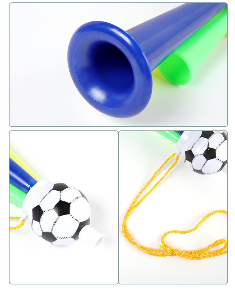 2pc Color Random Fan horn cheer Plastic World Cup supplies Football children cheer atmosphere props