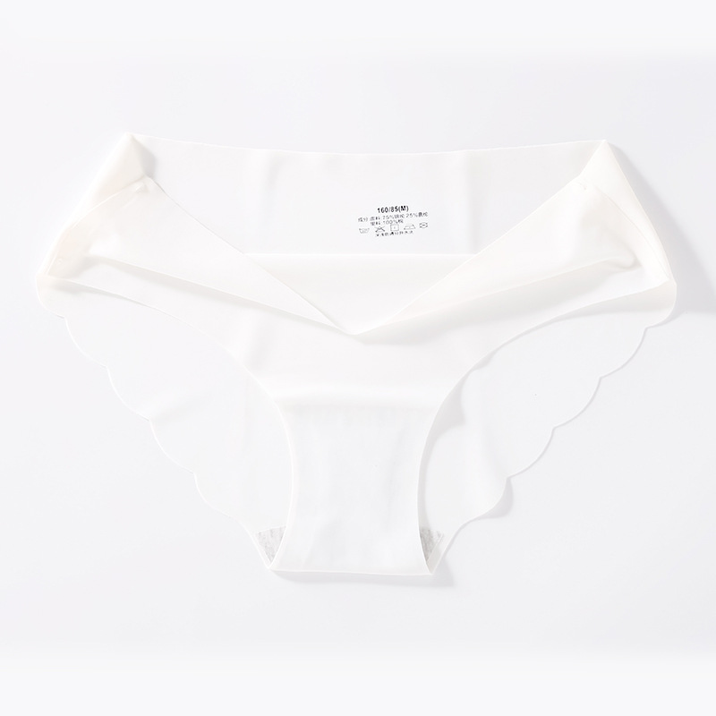 4 PCS/Lot Seamless Panties for Women Plain Panties Slip Silk Female  Underwear Soft Thin Light Panti Culotte Femme Underpants (Color : GY LGN OG  COF, Size : G) : : Clothing, Shoes