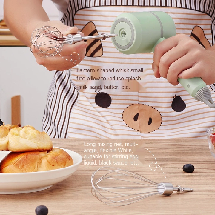 USB Charge Electric Hand Mixer Whisk Egg Beater Cake Baking Home Handheld Small Automatic Mini Cream Food Whisk Blenders Kitchen