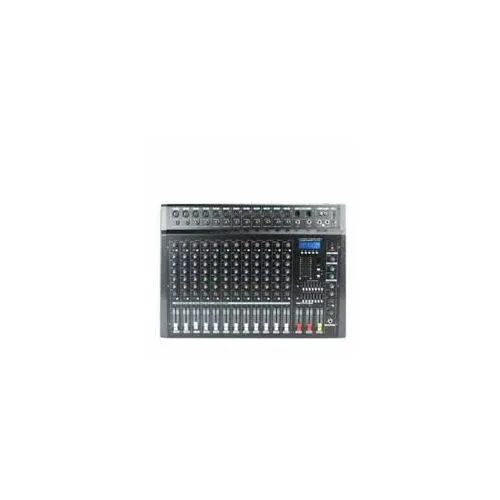 🎧 Max 12-Channel Powered Audio Mixer with Bluetooth & USB – Professional Mixing Console for DJs, Studios & Live Events