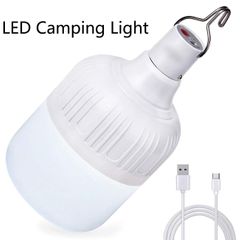 Camping Light, Camping Lamp 90W Camping Lights for Tents 3 Levels Dimmable LED Work Light Bulb USB Rechargeable Light Outdoor Portable Light Camping/Patio/Garden/BBQ White S 100m 100W