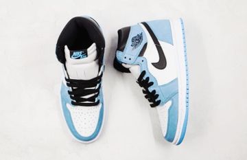 blue jordans high top