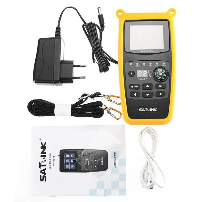 Satlink WS-6933 -S2 FTA C&KU Band Digital Satellite Signal Finder