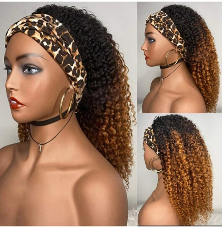 Curly Soft Valentino Headband Wig + Free gift inside